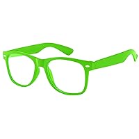 Kids Clear Lens Colored Glasses Protect Child's Eyes from UVB UVA
