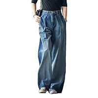 Oversize Baggy Wide Leg Streetwear Waist Pants Mother Spring Straight