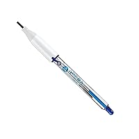 Apera Instruments, LLC-AI3101 LabSen 211 Glass-Body pH Electrode for General Water Solutions, Impact-Resistant Sensor, TRIS Buffer Compatible, BNC Connector