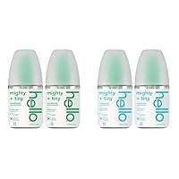Hello Fresh Mint Mouthwash Concentrate Travel Size Bad Breath Mouthwash with Coconut Oil, 2 Pack 3.25 Oz Pump Bottles