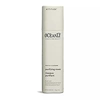 ATTITUDE Oceanly Face Mask Stick, EWG Verified, Plastic-free, Plant and Mineral-Based Ingredients, Vegan and Cruelty-free Beauty Products, PHYTO CLEANSE, Unscented, 1 Ounce