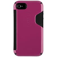 Speck Products CandyShell Card Case for iPhone 4/4S - 1 Pack - Carrying Case - Deep Magenta/Black