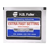 Double Bubble Extra Fast Setting Epoxy - Includes 10 Packets | 15 to 30 Min to Handling Strength | Performance Adhesive for Metal, Glass, Ceramics, Wood, Concrete and Most Hard Plastics