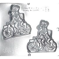 Motorcycle Bunnies Chocolate Candy Mold Easter 815