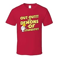 Dilbert Dogbert Demons of Stupidity T Shirt Red