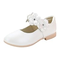 4 Size Shoes Children Shoes White Leather Shoes Bowknot Girls Princess Shoes Single Shoes Performance Tennis s for Kids