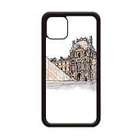 Louvre Museum in Paris France for iPhone 12 Pro Max Cover for Apple Mini Mobile Case Shell