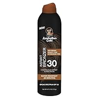 Continuous Spf#30 Spray 6 Ounce With Bronzer (177ml) (2 Pack)