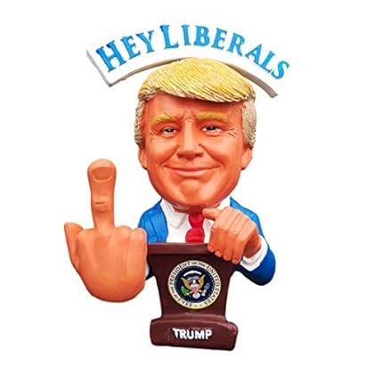 Donald Trump Doll - This Bobblehead Trump Has A Bobbling Middle Finger Instead of Head