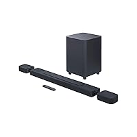 JBL Bar 1000: 7.1.4-Channel soundbar with Detachable Surround Speakers, MultiBeam™, Dolby Atmos®, and DTS:X®, Black