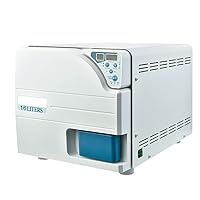 Digital LED Screen Automatic Steam Sterilizer Autoclave High Temperature Class N Lab Sterilizer Equipment/Button Automatic Drying Function with Heating Coil (16L)