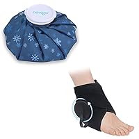 NEWGO Bundle of Ice Bag 9 Inch and Ankle Refillable Ice Bag