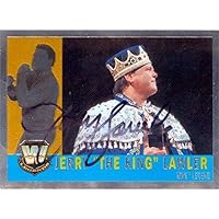 Jerry Lawler The King autographed trading card (Wrestling WWE) 2006 Topps Chrome Legends #80 - Autographed Wrestling Cards