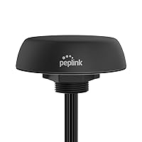 Peplink Cellular & WiFi Antenna Mobility 22G | 5G Ready 2x2 MIMO Cellular High Bandwidth Dual-Band Wi-Fi External Router Computer Networking Antenna System with GPS Receiver | Durable Housing, Black
