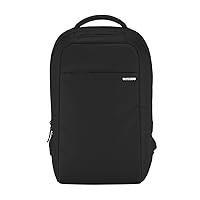 Incase ICON Lite Pack - Durable Travel Backpack + Laptop Bag with Faux-Fur Padded Laptop Sleeve - Fits 16-inch Laptop - Compact Carry On Backpack for Travel (19 x 13 x 9 in) - Black
