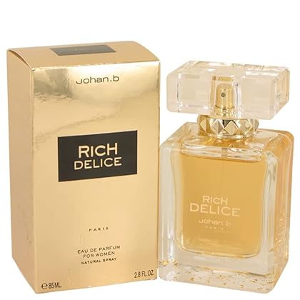 Johan B. Rich Delice for Women Eau De Parfum Spray, 2.8 Ounce