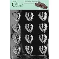 Cybrtrayd Life of the Party Fall Leaves All Occasions Chocolate Candy Mold in Sealed Protective Poly Bag Imprinted with Copyrighted Cybrtrayd Molding Instructions