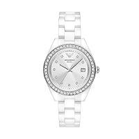 Emporio Armani Watch AR70014, White, Bracelet