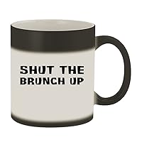 Shut The Brunch Up - 11oz Magic Color Changing Mug, MatteBlack