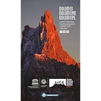Dolomite Unesco Tourist Map 1:150K (Tabacco) (English and Italian Edition)
