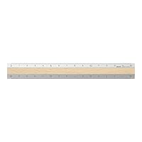 Midori Aluminium + Wood Ruler 15cm Light Brown (42257006)