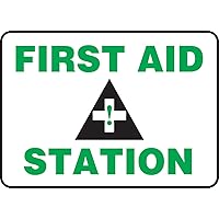 MFSD960VP Plastic Safety Sign, First AID Station