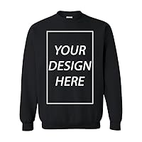 Add Your Own Text Design Custom Personalized Crewneck Sweatshirt