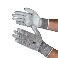 ESD Anti Static Gloves, Coated Options, Nylon and Conductive Carbon For Use In Electronics, Semiconductor