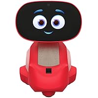 Miko 3 AI-Powered Smart Robot for Kids, STEM Learning Educational Robot, Interactive Voice Control Robot with App Control, Disney Stories, Coding Apps, Unlimited Games for Girls & Boys Ages 5-10 -Red