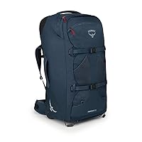Osprey Farpoint Men's Wheeled Travel Pack 65L, Muted Space Blue