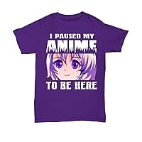 Anime Manga Kawaii Japanese Tops Tees Women Men Plus Size Graphic Novelty T-Shirt Purple