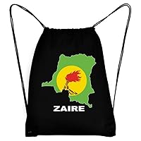 Zaire Country Map Color Sport Bag 18