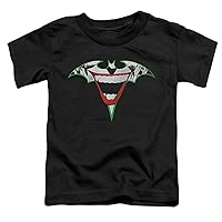 Batman Toddler T-Shirt Joker Bat Logo Black Tee
