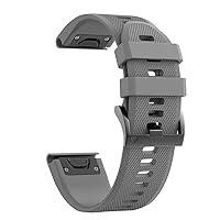 22 26mm Quick Release Smart Watch Strap For Garmin Fenix 7 7X 6X 6 Pro 5 5X Plus 3 3HR 945 Epix Leather+Silicone Soft Watchbands
