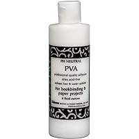 Books By Hand, PH Neutral PVA Adhesive, Acid-free, Water-Soluble, Dries Clear, Archival Quality PVA Formula, for Bookbinding, Book Repair, Framing, Collages, Paper Art and Crafts - 8 Ounce