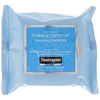 Makeup Remover Wipes, Daily Facial Cleanser Towelettes, Gently Removes Oil & Makeup, Alcohol-Free Makeup Wipes, 25 ct