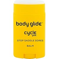 Body Glide Cycle Glide Balm | Chamois Cream in Chafing Stick Form Keeps Hands Clean | Anti Chafe Stick for in The Saddle; on Bike, Motorcycle, or Horse | 1.5oz