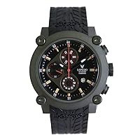 Longio X-Racer Dive Watch,Swiss Automatic Watch,Chronograph Watch,Titanium 300m Diver Watch with Natural Rubber Strap