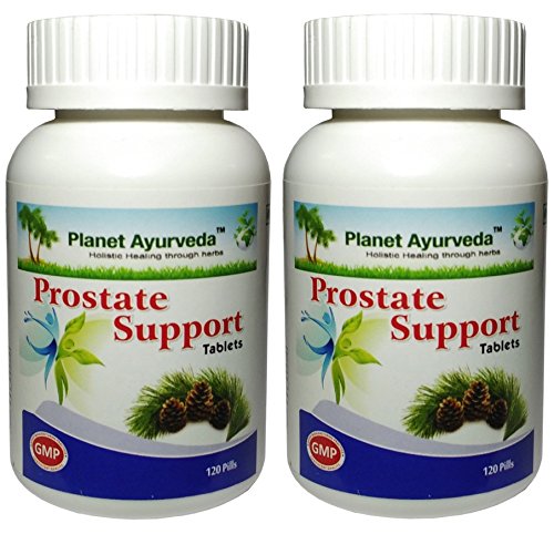 Prostate Support - 2 Bottles (Each 120 Tablets, 500 mg) - Planet Ayurveda