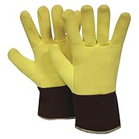 Heat Resistant Gloves, Ylw, M, PR