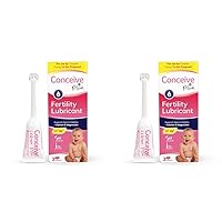 Conceive Plus Fertility Lubricant in Pre-Filled Applicators, Fertility Friendly Lube for Couples Trying to Conceive, 3 x 4g Applicators (Pack of 2)