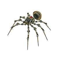 MINDEN 3D Metal Puzzle Animal Kit, Steampunk Metal Spider, Metal Puzzles for Adults, for Children and Adults, Decorative Ornaments, 80PCS