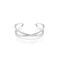 Swarovski Hyperbola Cuff, Infinity Motif, Clear Crystals, Rhodium Finished Metal