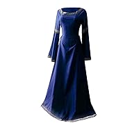 Halloween Dresses for Women 2023 Gothic Dress with Hood Medieval Costume Corset Renaissance Dress Victorian Dress