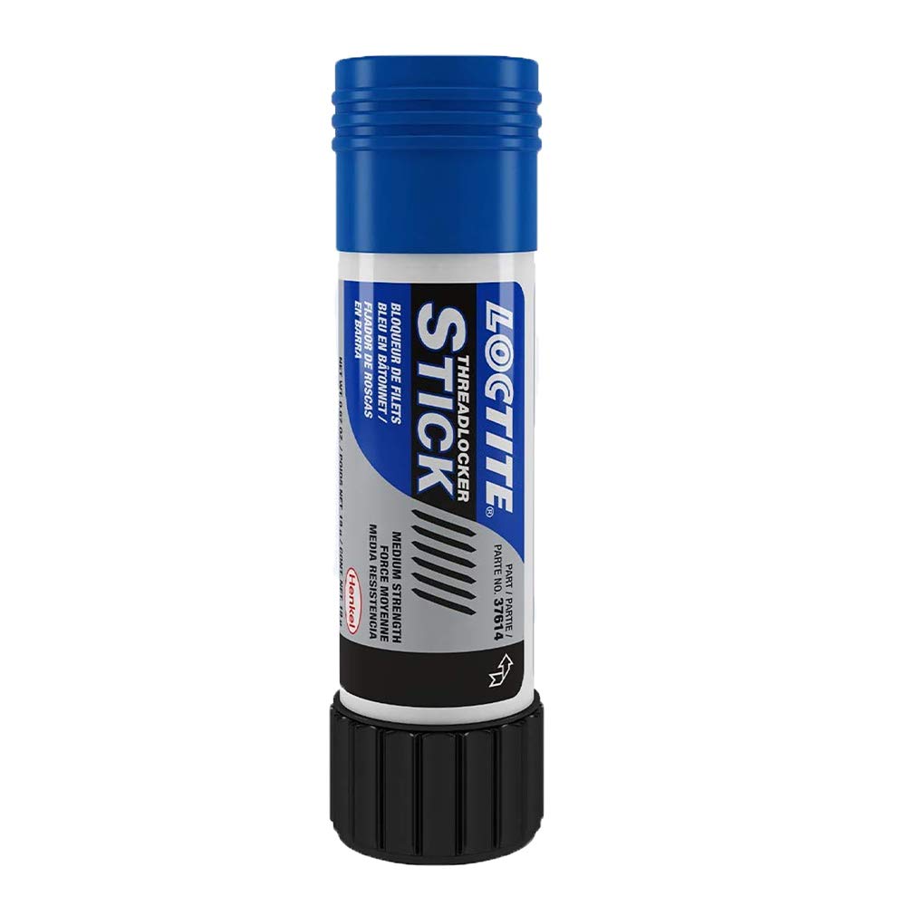 Loctite 248 Blue Threadlocker Glue Stick: All-Purpose, Medium-Strength, Anaerobic, No Drip, General Purpose, Works on All Metals | Blue, 19 Gram Wax Stick (PN: 37614-504466)