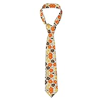 Floral Pattern (2) Print Men Cufflinks Tie Skinny Necktie Great For Weddings, Groom, Groomsmen, Missions, Gift
