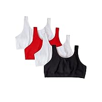 Fruit of the Loom Women's Built Up Tank Style Sports Bra Value Pack