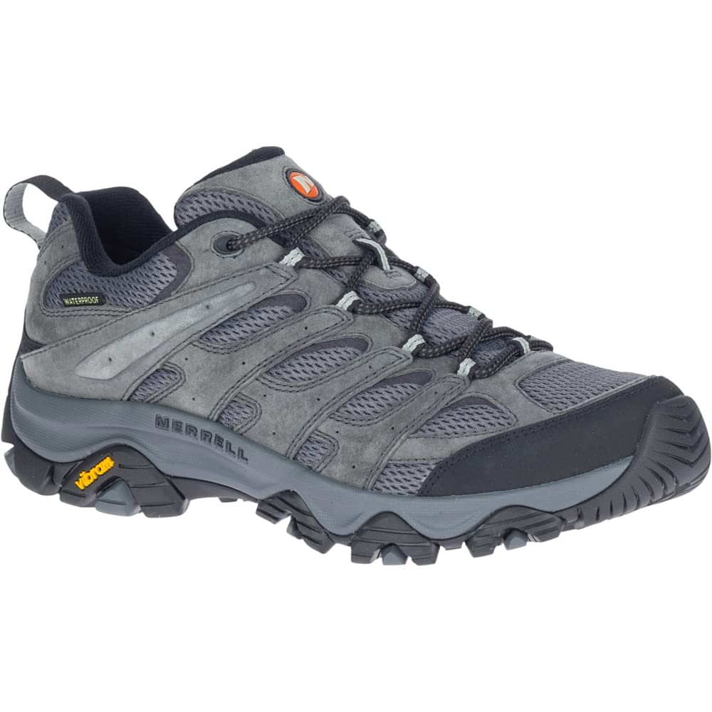 Merrell mens Moab 3 Waterproof Hiking Shoe, Granite, 11 Wide US