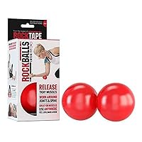 RockTape RockBalls Infinity Dual-Action Fused Massage Balls, Relief for Sore Muscles & Joints, Roll Down Spine, or Pinch & Squeeze Muscles in Tricky Areas