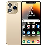 Unlocked Smartphone,6.11inch Cell Phone Android Phones Smart Phones Dual SIM Card，Dual Cameras 1GB RAM 16GB ROM，(Expandable to 128GB), Support: WiFi, Bluetooth, 3GWCDMA Unlocked (Gold)